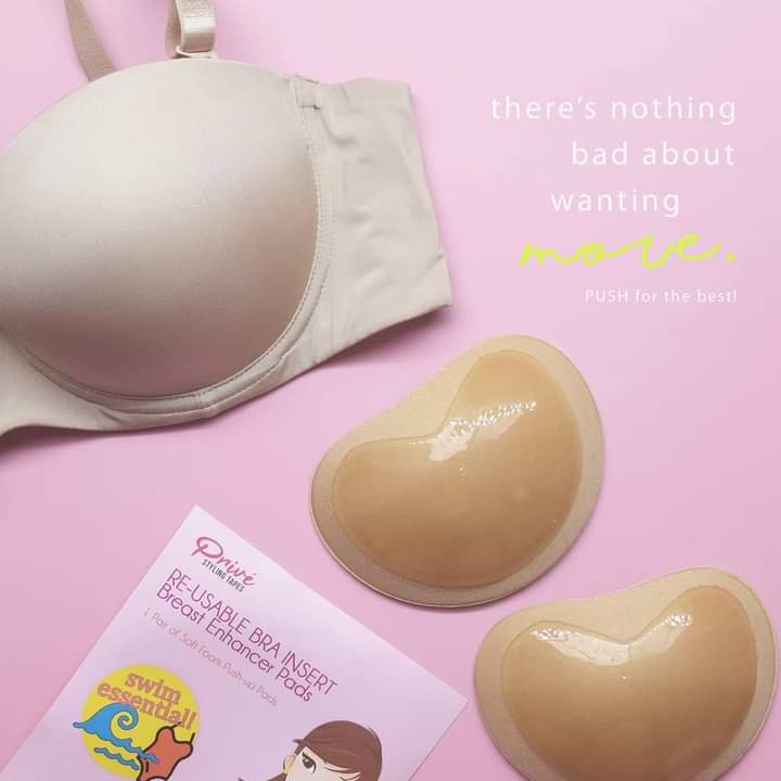 Reusable Nude Bra Insert Pads Removable Chest Enhancer Pads - Temu Canada